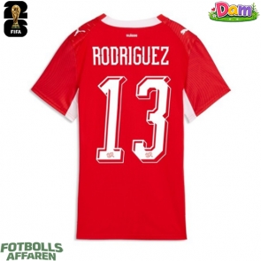 Schweiz Ricardo Rodriguez #13 Hemmatröja Kvinnor VM 2026 Kortärmad